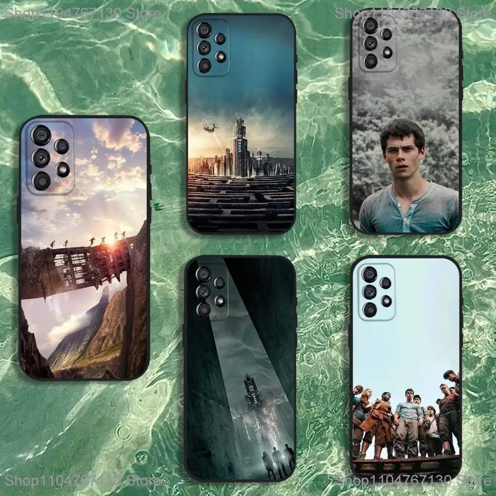 

The M-Maze R-Runner Phone Case For Samsung Galaxy A20,A21s,A22,A31,A32,A52,A53,A72,73,A80 Soft Black Cover