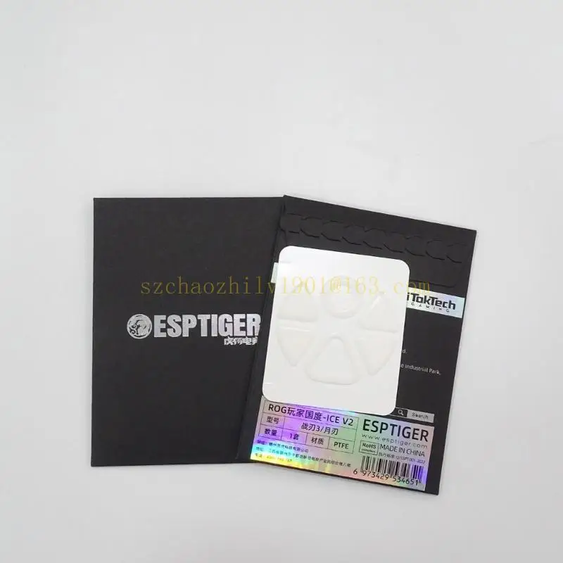 62KA ESPTiger Gaming Mouse Skates Ice V2 Mouse voeten vervangen voor Rog III, voor Rog Keris Wireless Air Point 36K