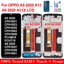 6.5“ A5 A9 (2020) LCD For Oppo A9 2020 Display Touch Screen Digitizer Assembly Replacement For OppoA11 LCD A11X Display Parts