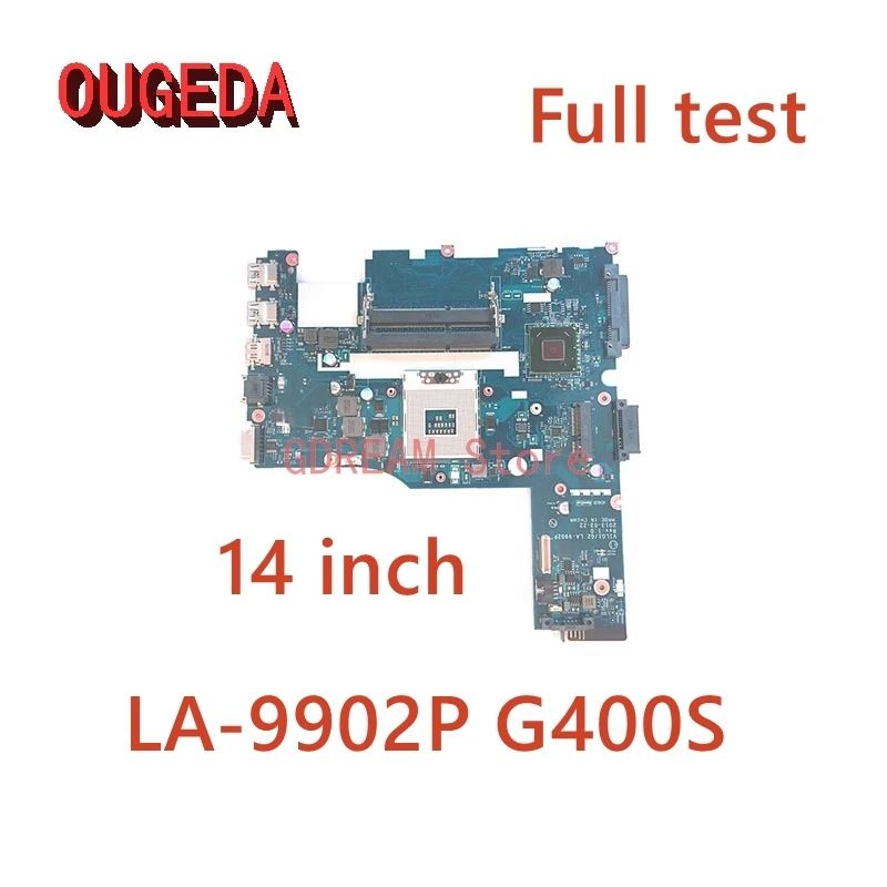 

OUGEDA 14 inch VILG1/G2 LA-9902P For Lenovo G400S Laptop Motherboard HM70 DDR3 Free CPU Mainboard Full tested