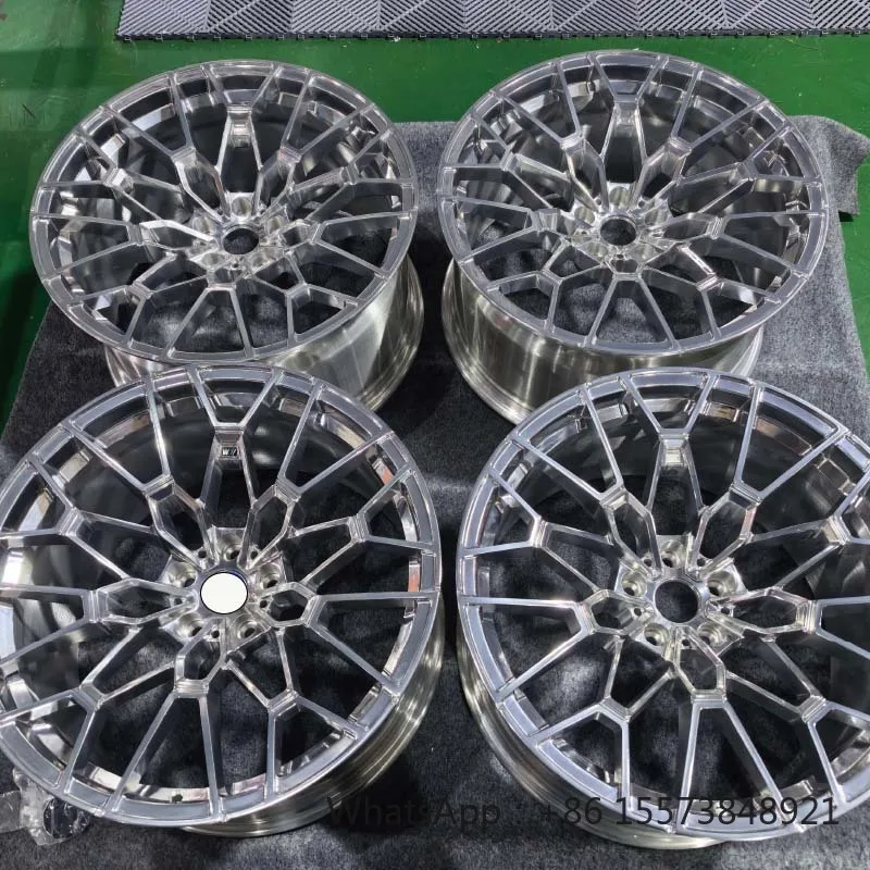 Luxury Mesh Design Forged Aluminum Wheels 18 19 20 21 22 Inch 5*112 5*114.3 5*120 Chrome Deep for  5Series