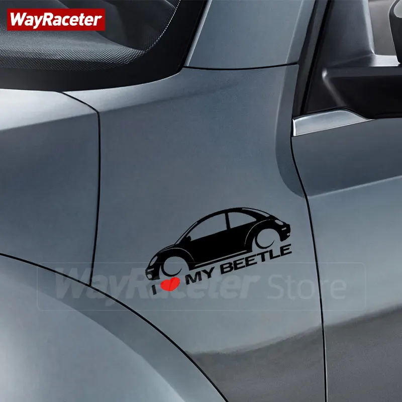 Reflective Car Window Sticker Creative Funny Body Bumper Trunk Graphics Vinyl Decal For VW Volkswagen Beetle Accessories