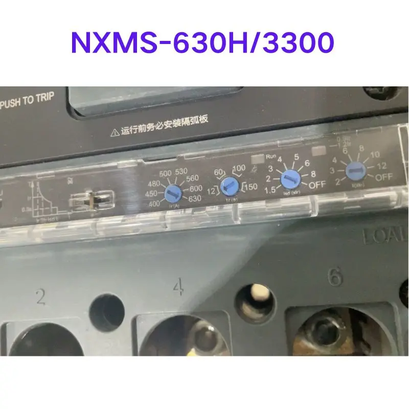 Second hand test OK  NXMS-630H/3300 3p 630A  Electronic molded case circuit breaker