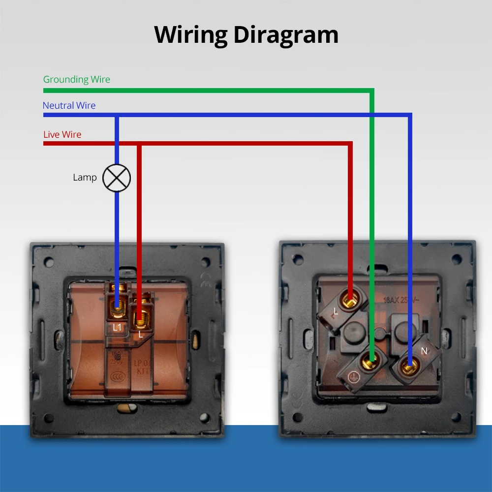 Wallpad Wall Electrical Sockets And Switches Brown Brushed Aluminum Alloy Panel EU Outlet Plug 1/2/3/4 Gang 1/2 Way