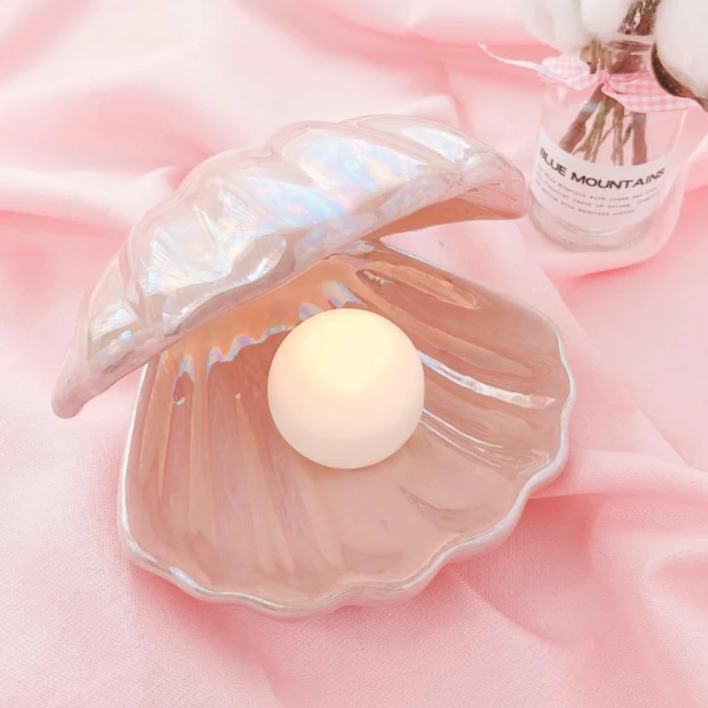 F2 LED Night Light Shell Lamp Bedside Decorative Nightlight for Home Nursery Shell Tabletop Lamps Sleeping Light Living Room