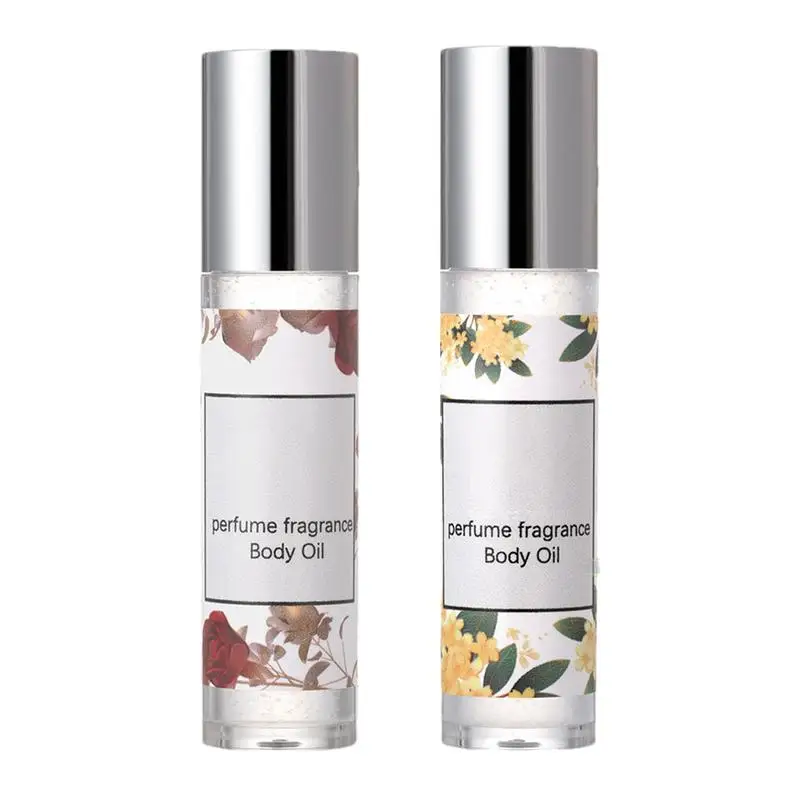 Rose Floral Perfume Men Roll on Perfume Oil Fragrance Women Body Oil for Gathering Elegant Womens Mist for Daily Wear