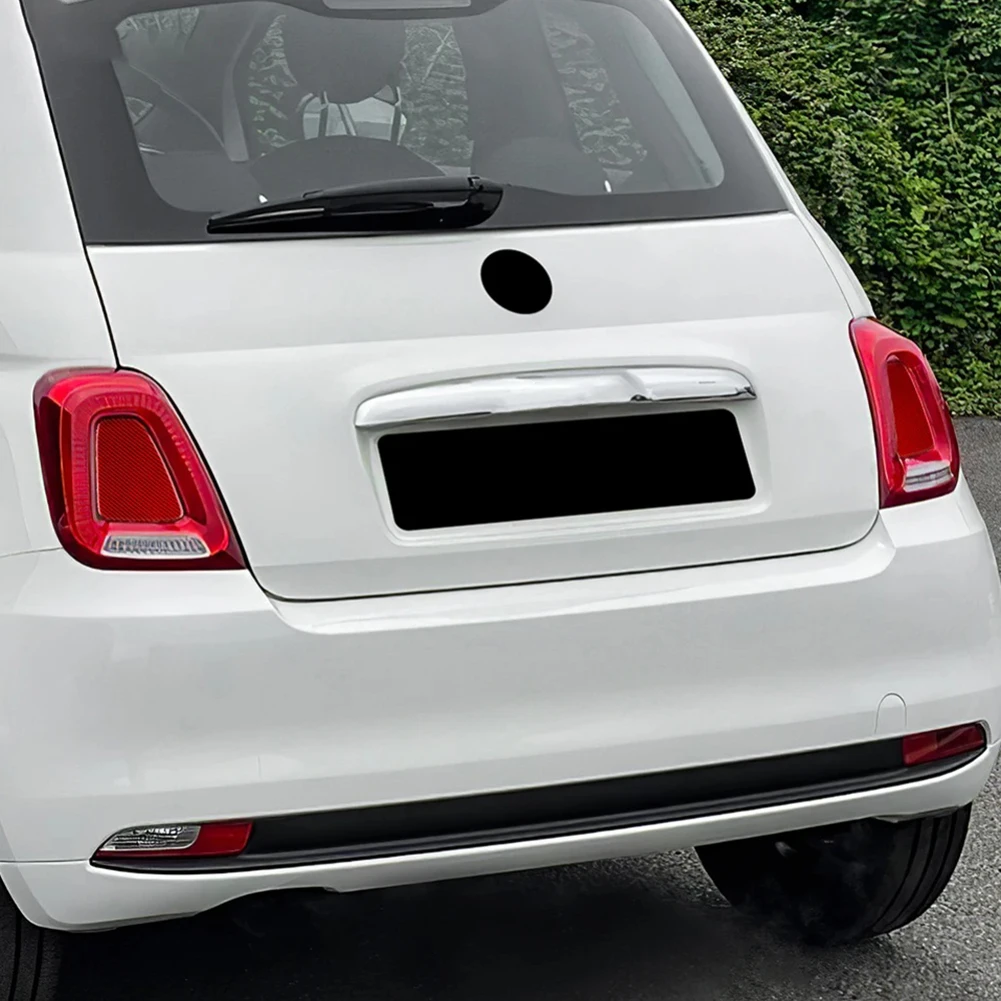 Carbon Fiber Rear Tail Light Cover Trim for Fiat 500 For Abarth 595 695 2017 2018 2019 2020 2021 2022 2023 Exact Fit Design
