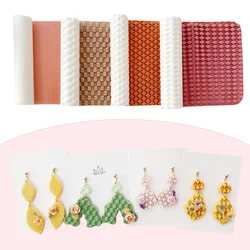 Soft Pottery Earring Polymer Clay Cutter Roller Texture Polymer Clay Seamless Polymer Clay Texture Roller claycutters
