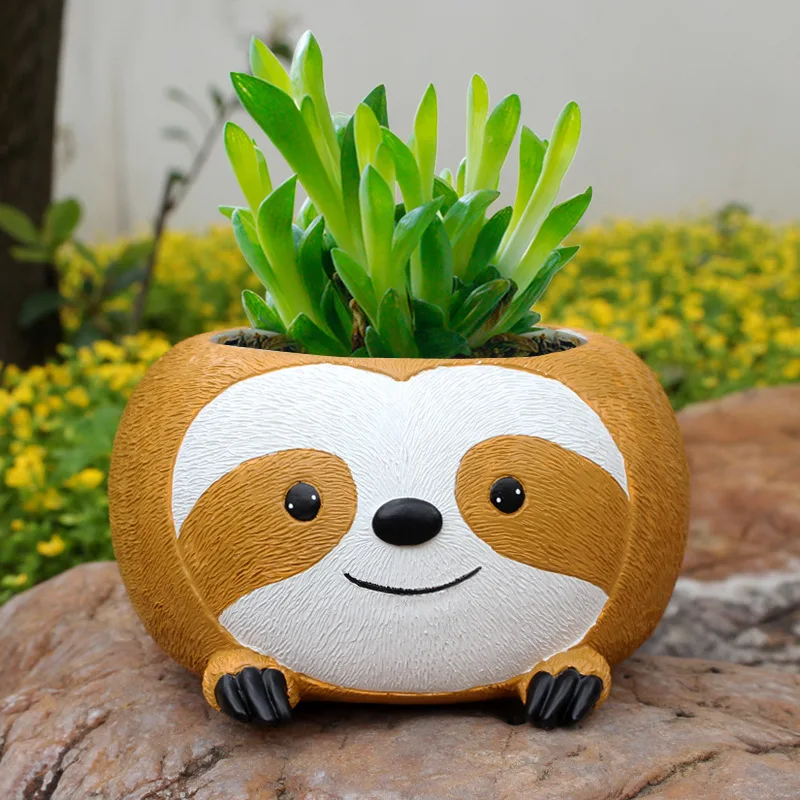 

Juicy Flowerpot Cute Small Creative Art Flowerpot Home Decoration Cartoon Ornament Little Lazy