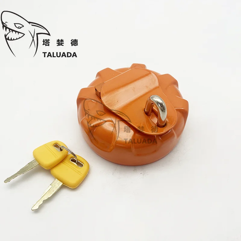 For Hitachi Anti Theft Diesel Oil Fuel Tank Cap Cover With Keys EX200