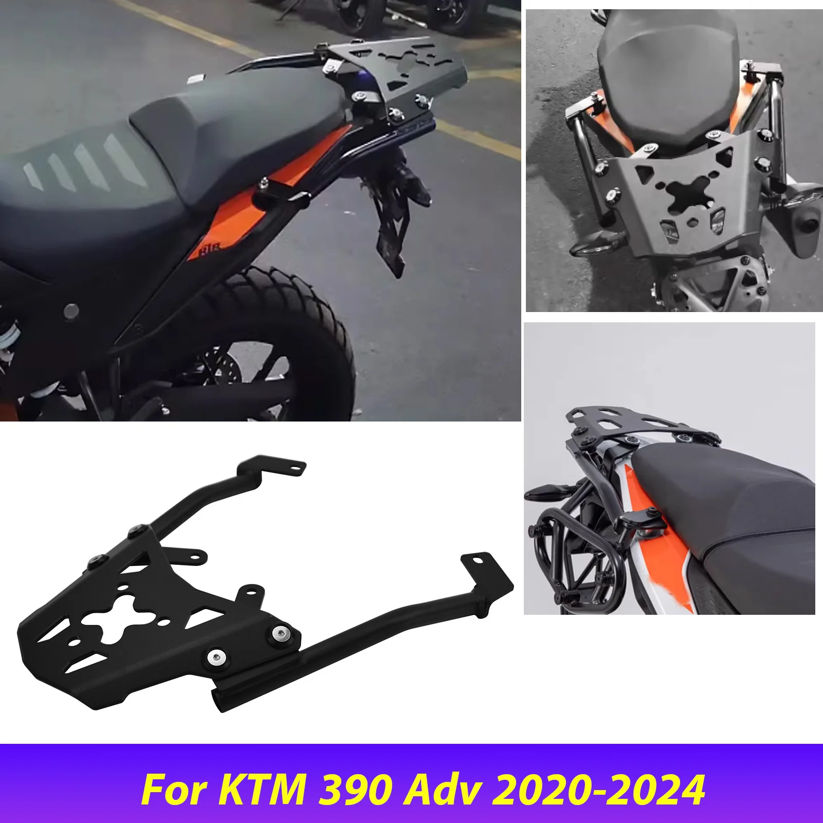 

Багажник для KTM 390 Adventure (2020-2024) – Задняя полка-держатель для хранения, аксессуар