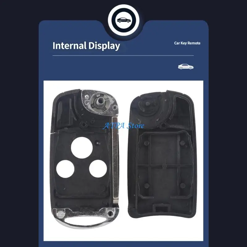 U13C Upgrades Remote Shell Easy Installation Foldable Case for Automotive