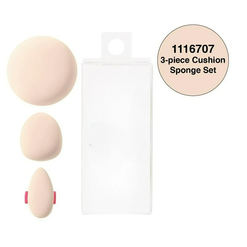 Triple Feature, Streak-Free 3-piece Cushion Sponge Set