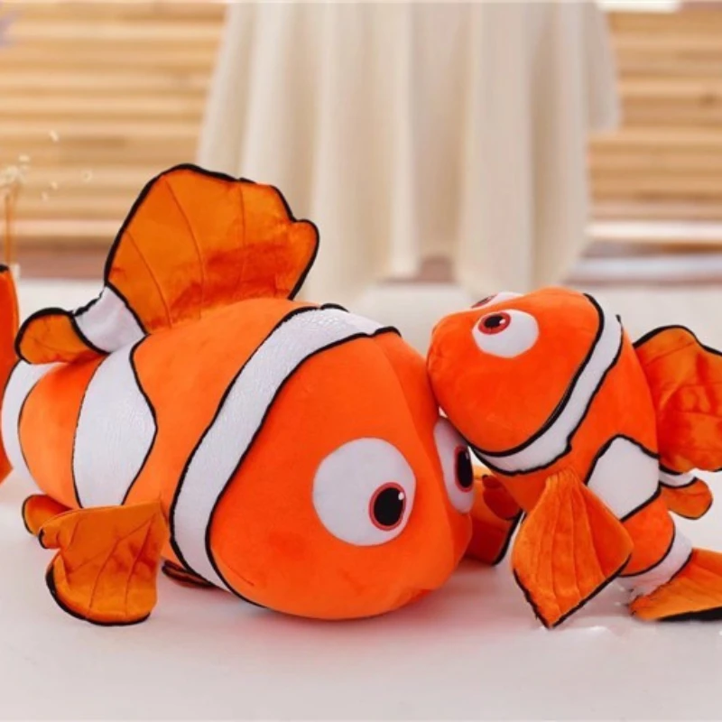 Disney Finding Nemo juguetes de peluche, Caroon, película Kawaii, Marlin, Nemo, muñeco de peluche suave, muñeca de pez Dory, almohada, regalo de Navidad