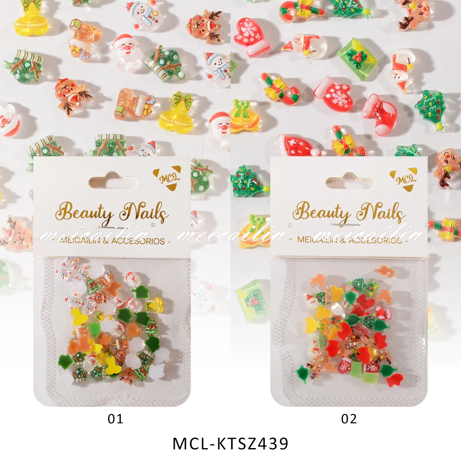 YZ – bijoux de noël entièrement en diamant, boîte-cadeau de noël avec griffe en alliage de diamant, cœur, nouvel an, accessoires de forage en métal