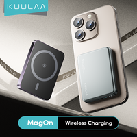 KUULAA 5000mAh Magsafe Power Bank Magnetic Wireless Fast Charging External Battery Portable Charger Powerbank For iPhone16 15 14