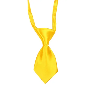 Clássico menino pequenas gravatas desempenho acessórios do cão de estimação laço gato colar ajustável neckwear estudante crianças sólido curto laços