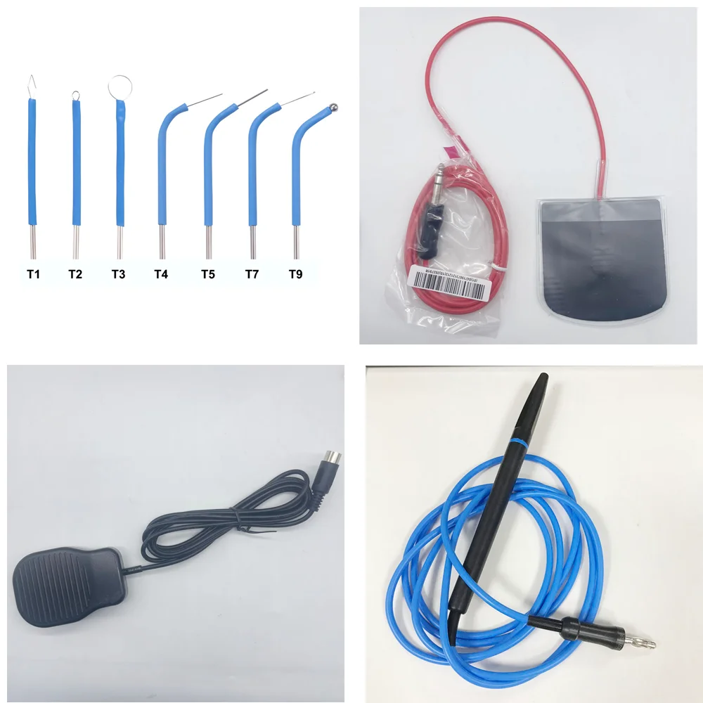 

Original Spare Parts Electrodes Foot Pedal Handpiece IND Plate for Bonart ART-E1 Electrosurgery Unit
