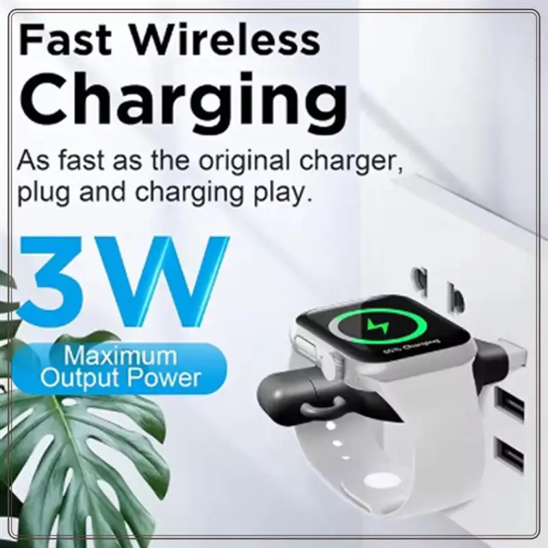 شاحن لاسلكي للساعة المغناطيسية 2 في 1 موثوق به لشاحن لاسلكي للساعة 2 في 1 شاحن لاسلكي مغناطيسي، 2 في 1 مغناطيسي