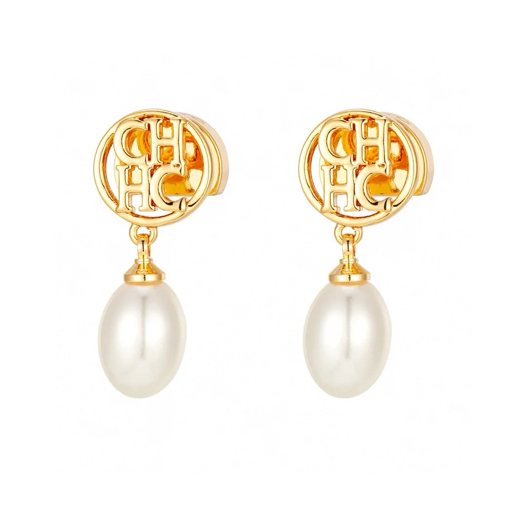 

CHHC 2026 Pearl Earrings for Women, Zircon Elegant Drop Dangle Earrings, Hypoallergenic Fashion Jewelry Gift for Her