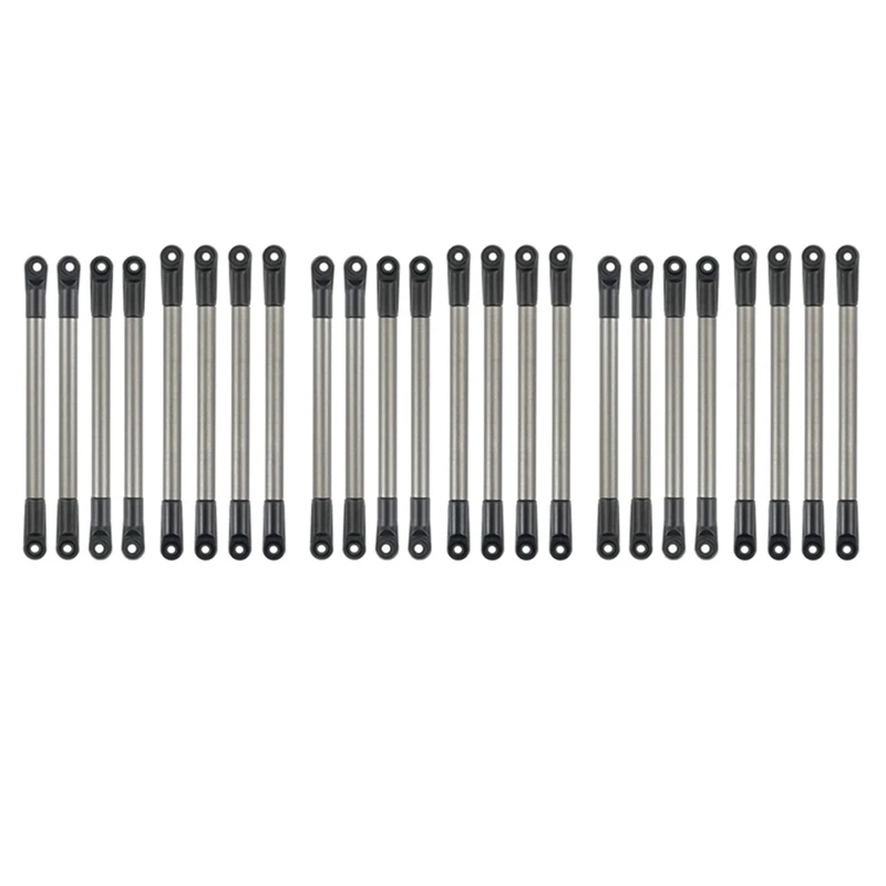 

【Flash Sale】24Pcs Metal Link Rod Pull Rod Wheelbase For 1/10 RC Crawler Car Axial SCX10 90027 RC4WD D90 D110 CC01 TF2 MST