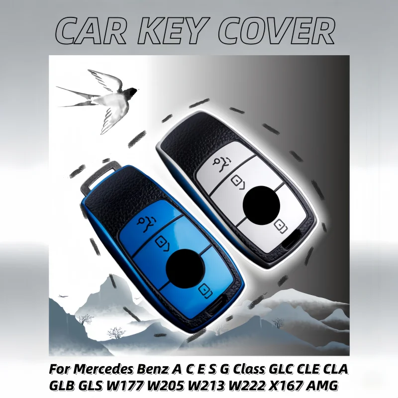 

TPU Car Remote Key For Mercedes Benz A C E S G GLS CLA Class W213 W177 W205 W222 X167 W176 Cover Case Shell Accessory