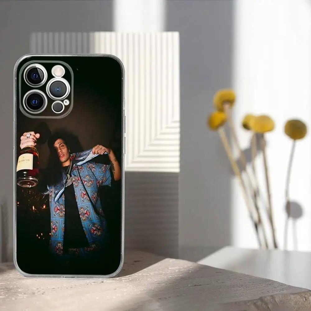 Rapper AMERI D-DUKI Phone Case For iPhone 17,16,15,14,13,12,11 Pro,Max,Plus,X,XS,XR,SE4,E Mini Transparent Soft Cover