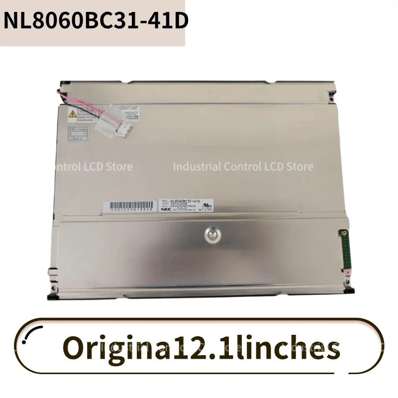 

Original NL8060BC31-41E 12.1 inch industrial screen, tested in stock NL8060BC31-41 NL8060BC31-41D