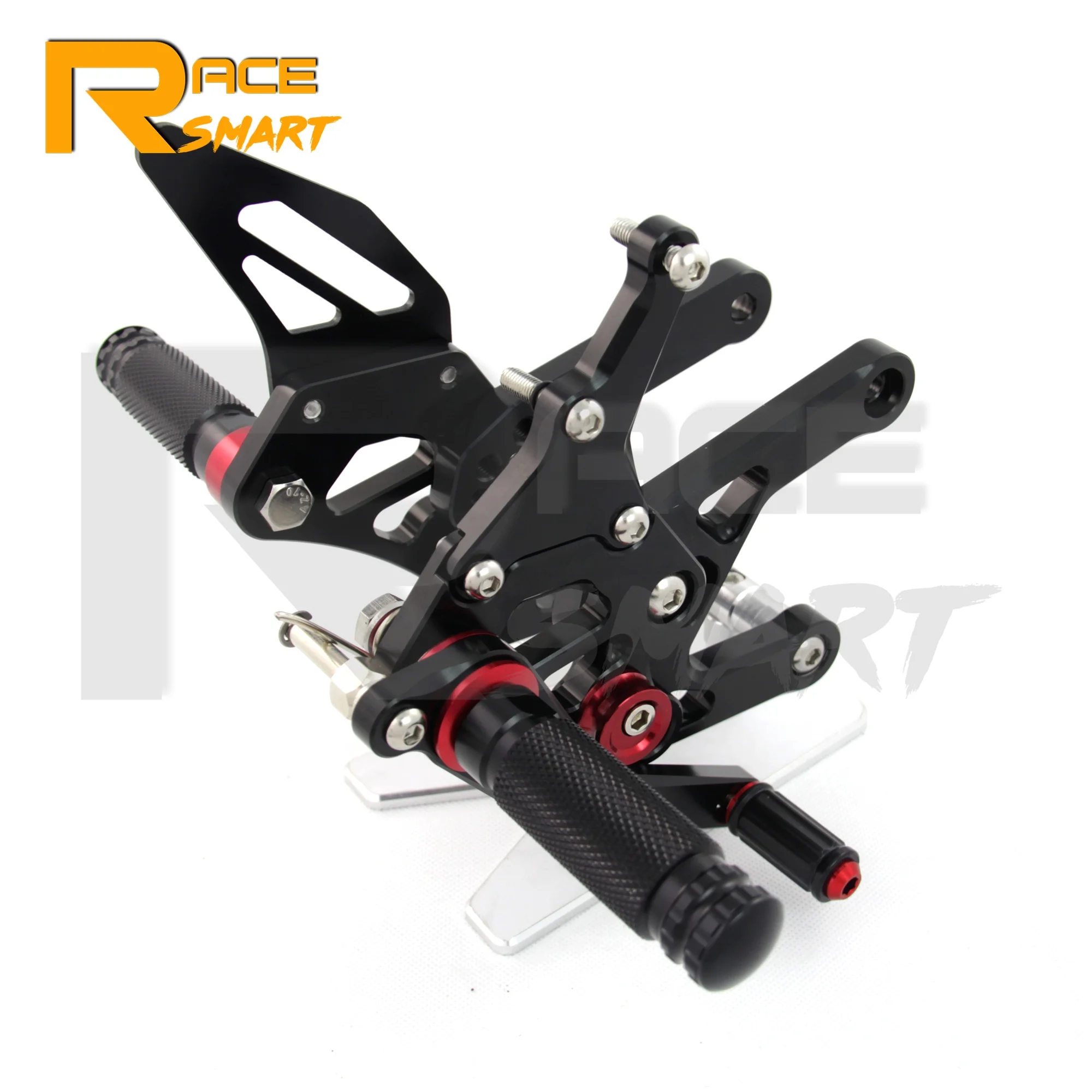 Motorcycle Rearset Footrests For YAMAHA YZF R1 R1M R1S RN32 2024 2025 CNC Adjustable Rear Set Foot Rest Peg YZF-R1 YZFR1