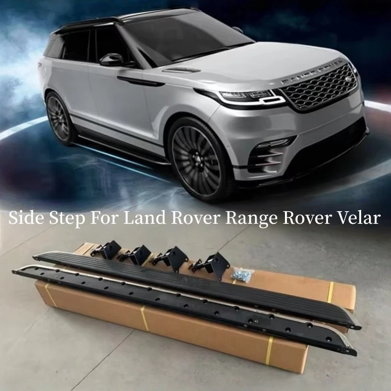 Voor Land Rover Range Rover Velar 2017-2026 Treeplank Side Step Bar Pedalen Hoge Kwaliteit Nerf Bars Auto accessoires - afbeelding 2