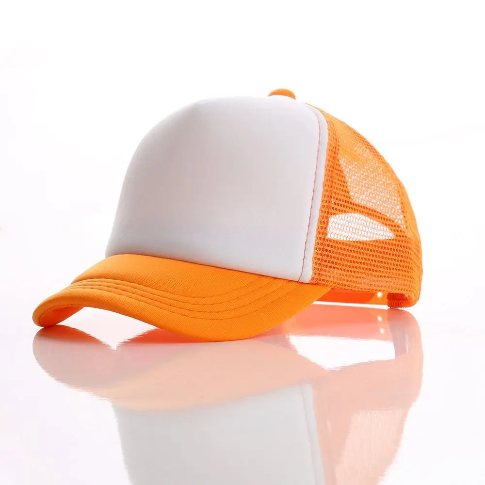 

Fashion Adjustable Children Baseball Cap Breathable Sun Protection Mesh Hip Hop Hats Terylene Casual Duck Tongue Net Cap Baby