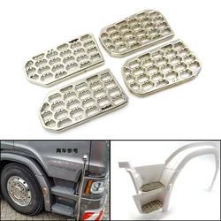 Metal Simulation Foot Pedal for 1/14 Tamiya RC Truck Trailer Tipper Scania 770S 56368 Car Diy Parts