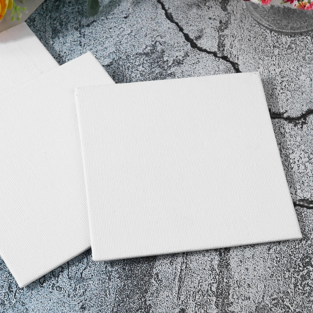 10 Pcs Cotton Drawing Board Artist Boards Oil Paint Layout Thicken Painting White