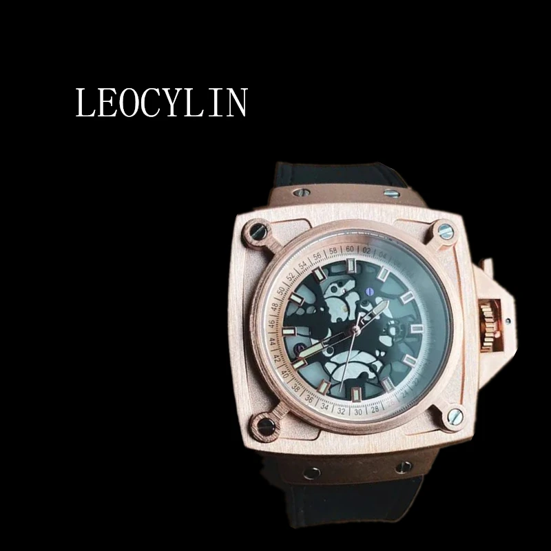 LEOCYLIN fashion quartz watch square personality strong Luminous for men Brand classic Wristwatches Relogio Masculino Clock