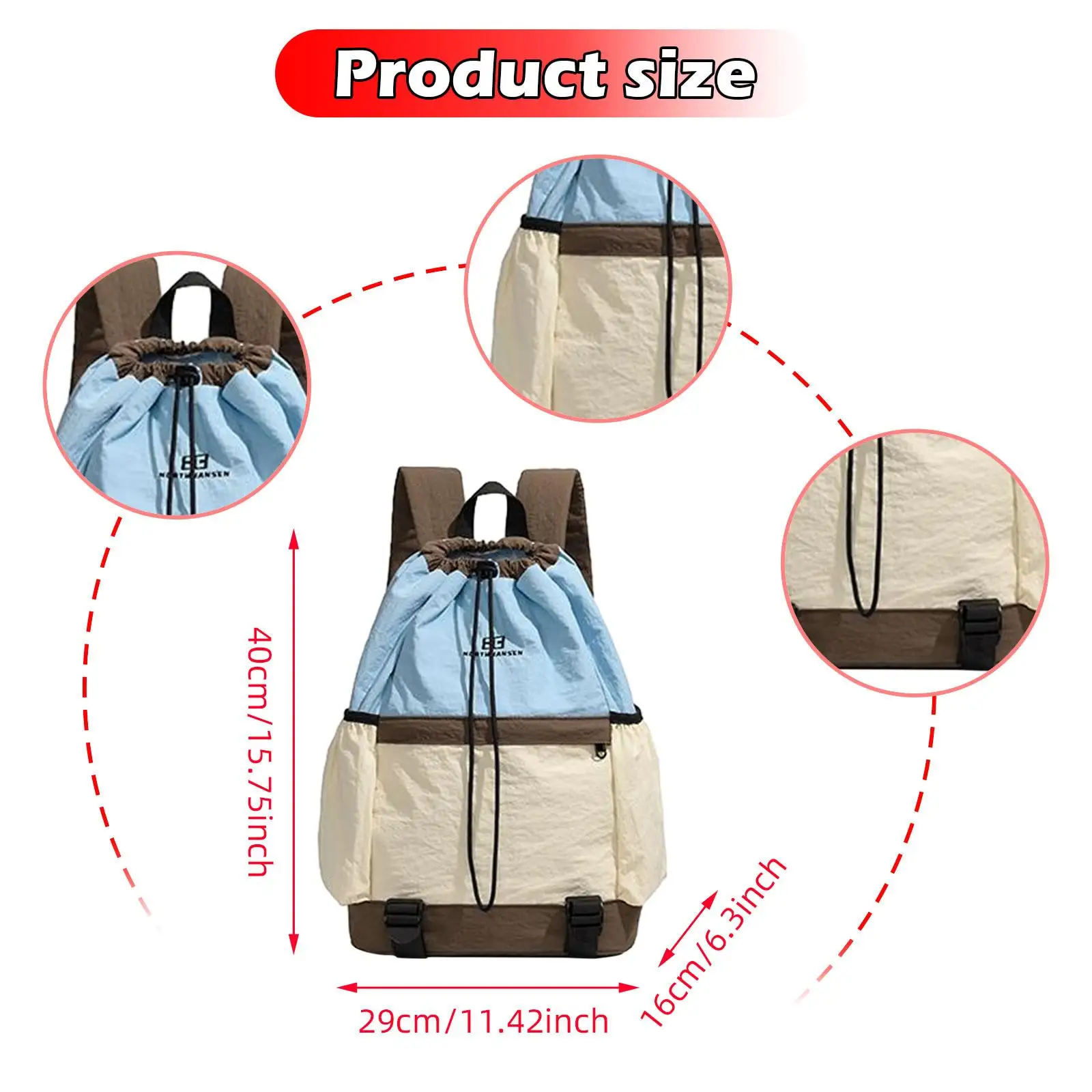 

Tennis Racket Bag Outdoor Stylish Lightweight Backpack Adjustable Straps for Fitness Bag Travel Gym