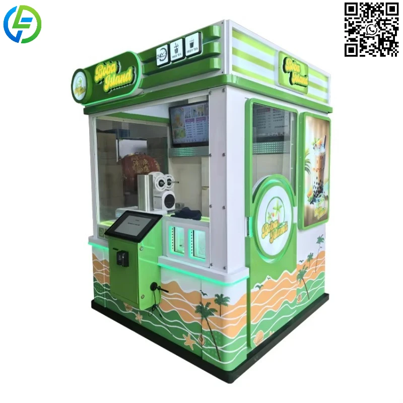 Customized Arm Milk Tea Vending Machine For Sale Bubble Tea Vending Machine Milktea Automatic Tea Coffee