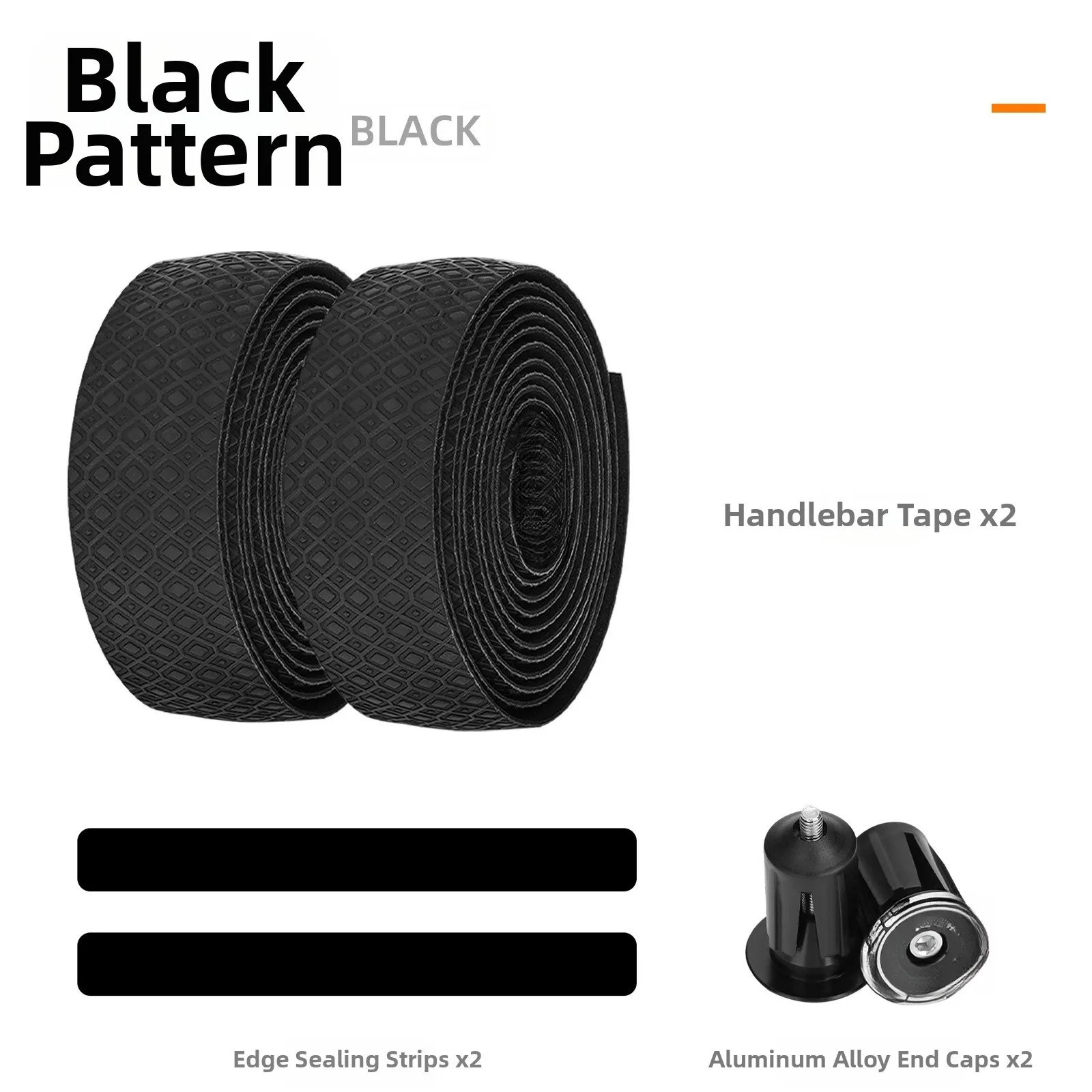 

Road Bike Handlebar Tape with For Crystal Grid Pattern Shock Absorption and Moisture Wicking for Comfortable Grip