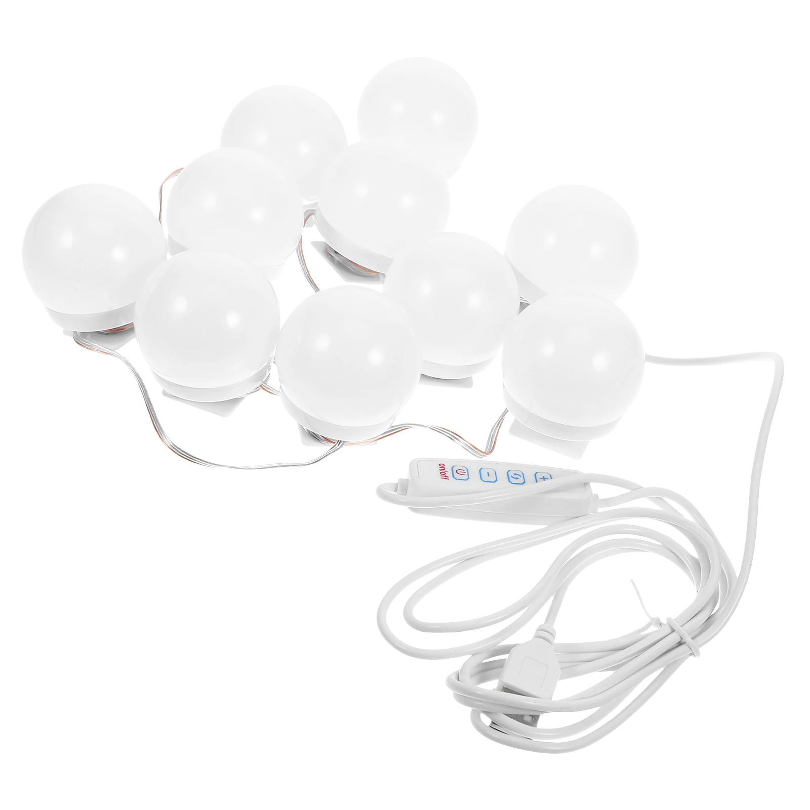 

10pcs Vanity Mirror Natural Plastic LED Bathroom Makeup Replacement Energy Saving Led Makeup Lamp Bright Gentle