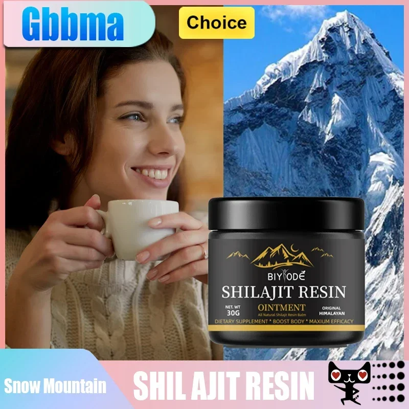 

300MG Pure Himalayan Shilajit Resin With Spoon With 85+ Trace Minerals Slow down skin aging, give strong skeletal muscle