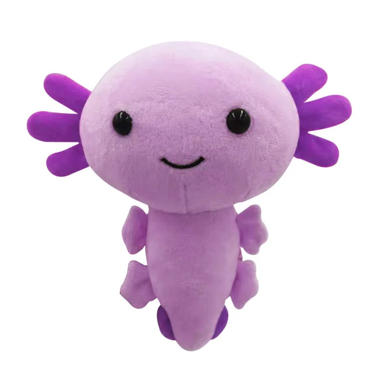 Axolotl-muñeco de peluche de 20CM para niño, muñeco de peluche de Animal de dibujos animados, almohada cómoda para dormir, regalo de cumpleaños y Navidad