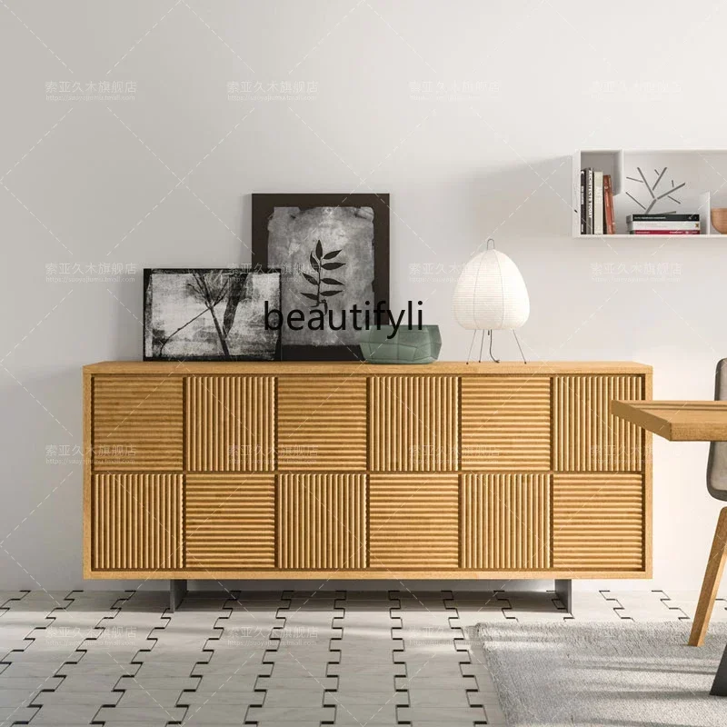 

Dining side cabinet, living room against the wall, American light luxury storage locker, and entrance cabinet are integrated.934