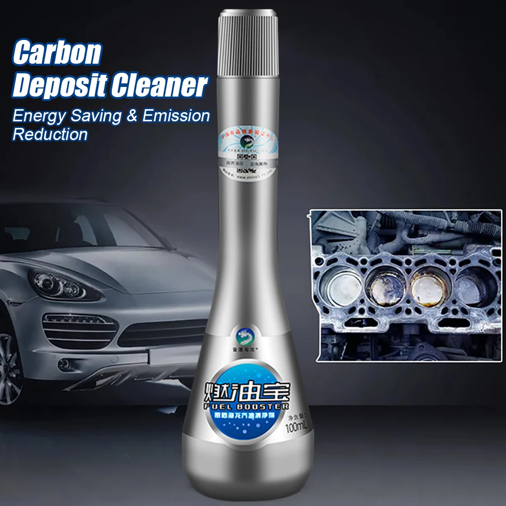 

New 100ml Car Fuel Gasoline Carbon Cleaner Fuel System Treatment Additive Remove Engine Carbon Deposit Increase Power Fuel Saver