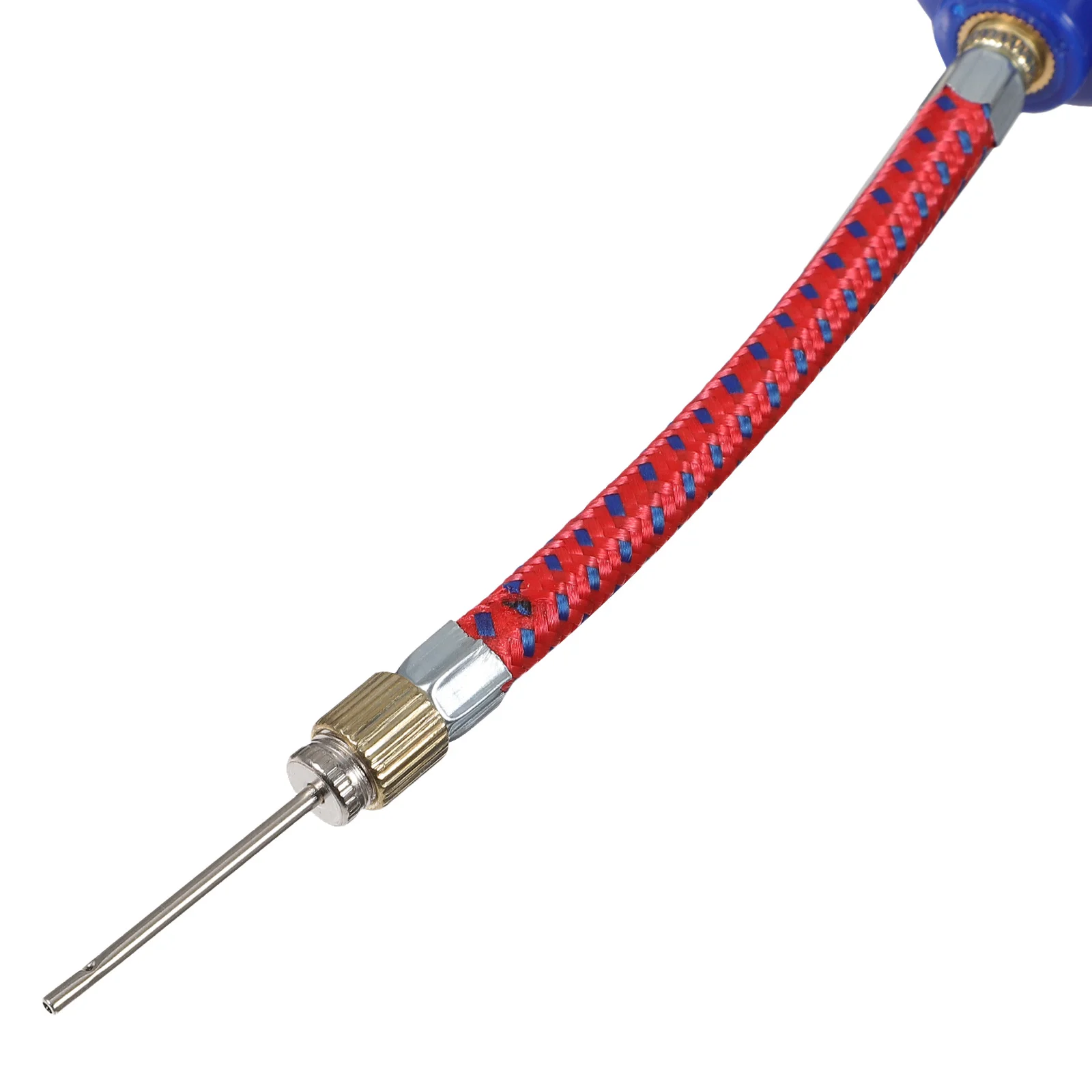 9pcs Gas Tube 1 Tip For Basketball Football Portable Needle Inflator Hand Air Pump Inflator Pump Blue