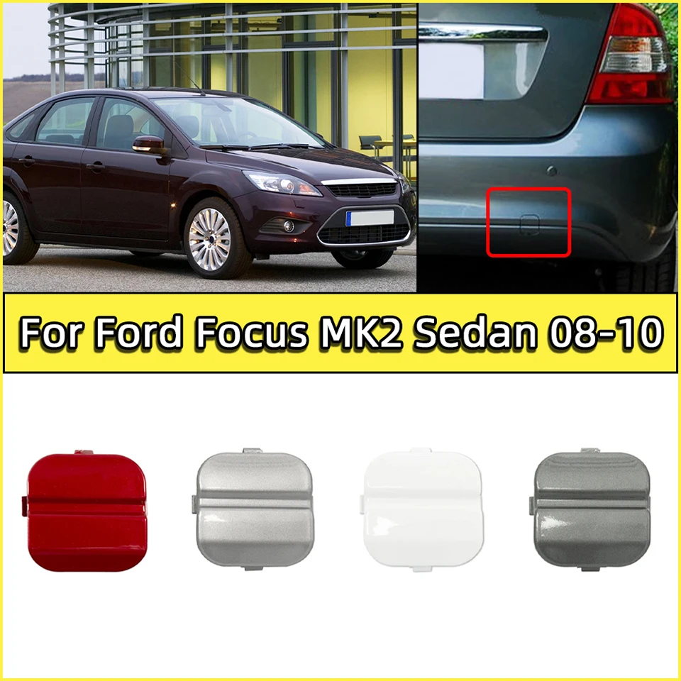 

For Ford Focus II MK2 2008 2009 2010 Sedan Saloon 8M59-F17K922-AA 1521717 Auto Rear Bumper Tow Hook Eye Cover Cap Hauling Lid