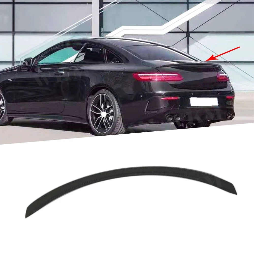

Carbon Fiber Rear Spoiler Boot Wings for Benz C238 E200 E300 E63 AMG Coupe Sport 2017-2019 Car Styling