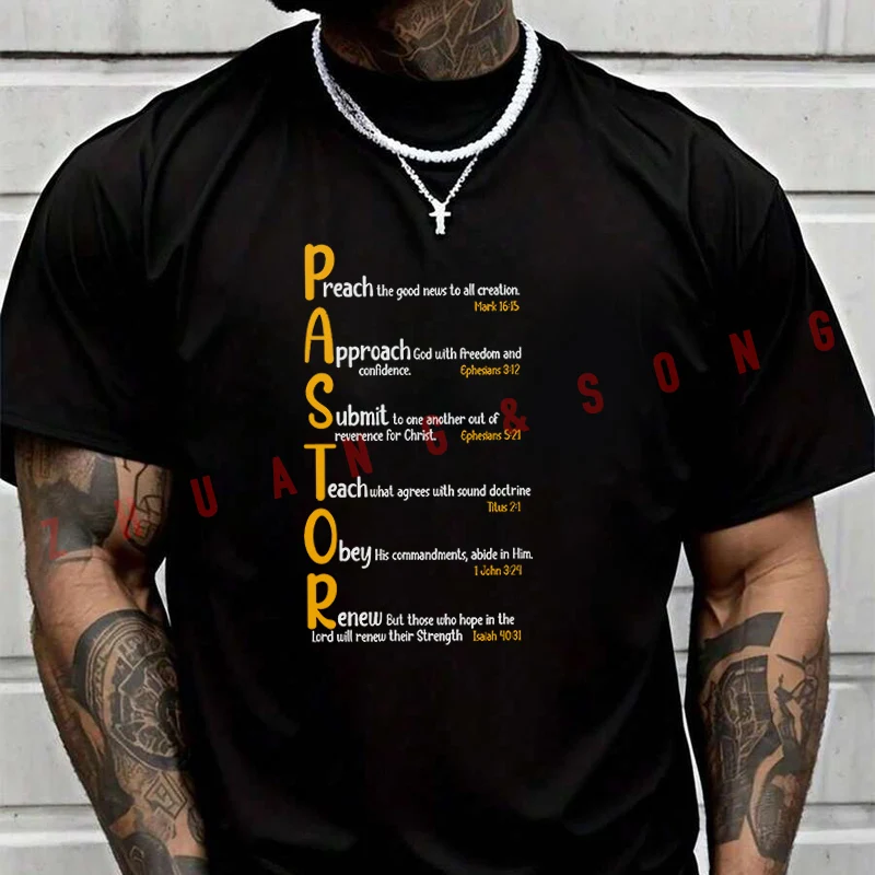

Men T-shirt New Best Of Preacher Minister Clergy Bible Verse Definition TShirt Quick Drying Shirt T Shirts Summer Casual Top