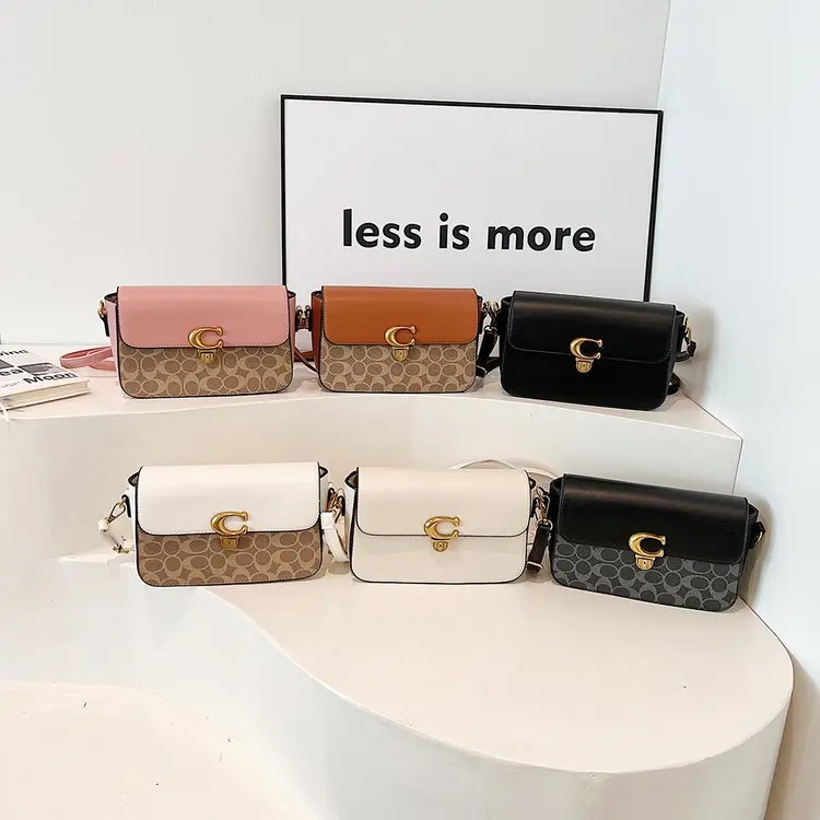 

2026 New Retro Fashion Leather Crossbody Small Square Bag Daily Commuter Women Shoulder Bag Small Square Bag