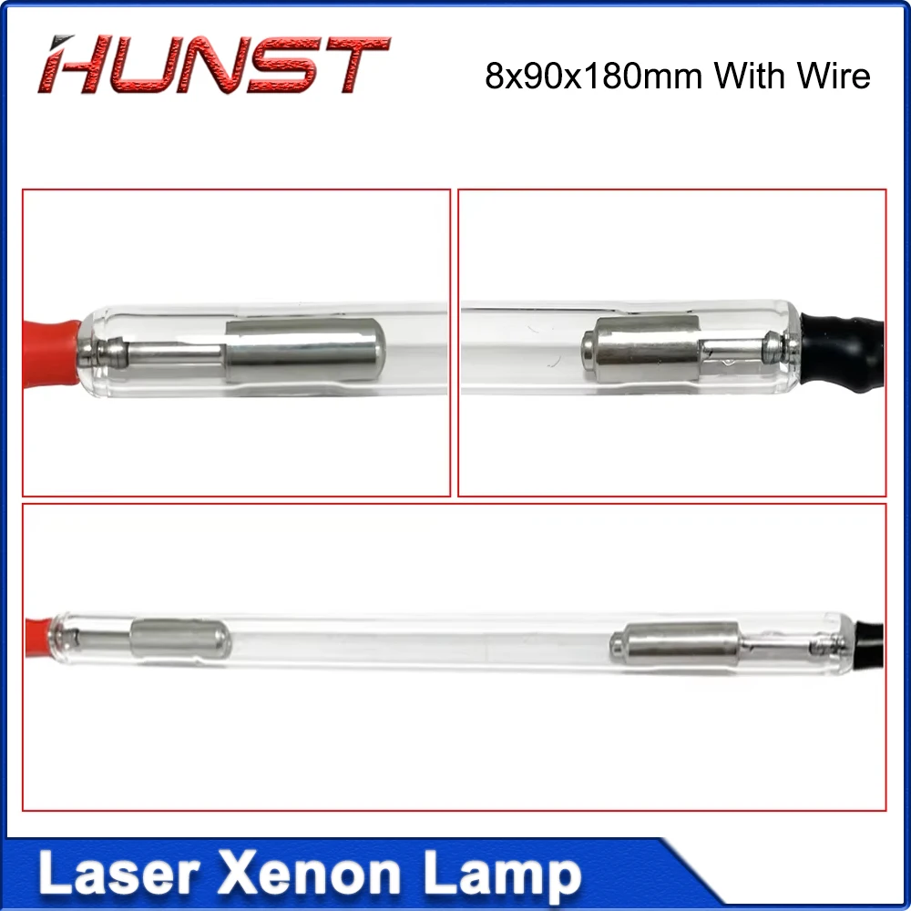 HUNST آلة لحام الليزر أداة التجميل مصباح زينون 8x90x180 مللي متر الملحقات