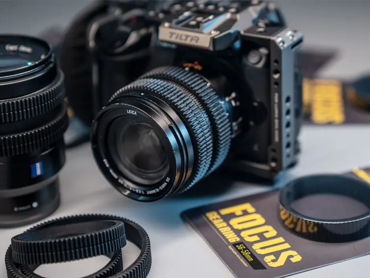 حلقة تروس بتركيز تيلتا لكاميرا dslr ، دوران ببوصة ، صامت ، سلس ، ملحقات ، ta-fgr prt