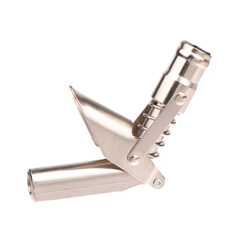 1Pcs Metal Grease Coupler High Pressure Oil Pump Filling Tool One-handed Injector Nipple Without Leaki